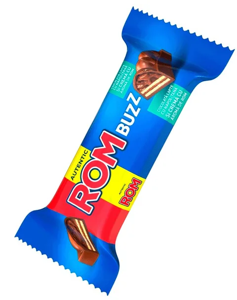 KANDIA ROM BARRITA BUZZ BARQUILLO-RON 50G/30