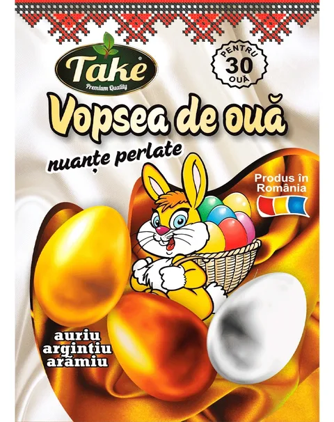 TAKE PINTURA HUEVOS NACARADA 3 COLORES (30) 21ML/13