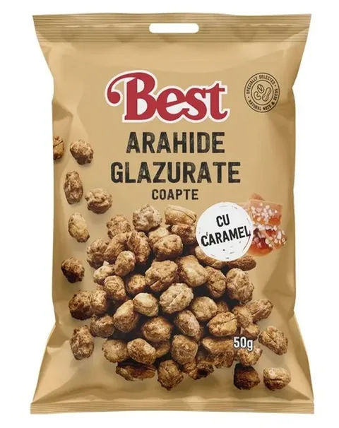 BEST CACAHUETES CARAMELO 50G/18