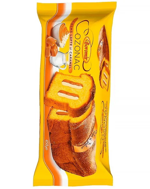 BOROMIR BIZCOCHO LECHE-CARAMELO 450G/9