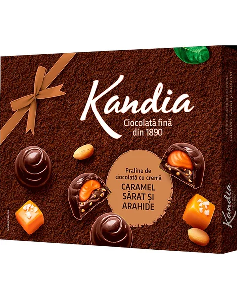 KANDIA PRALINES CARAMELO SALADO-CACAHUETES 104G/14
