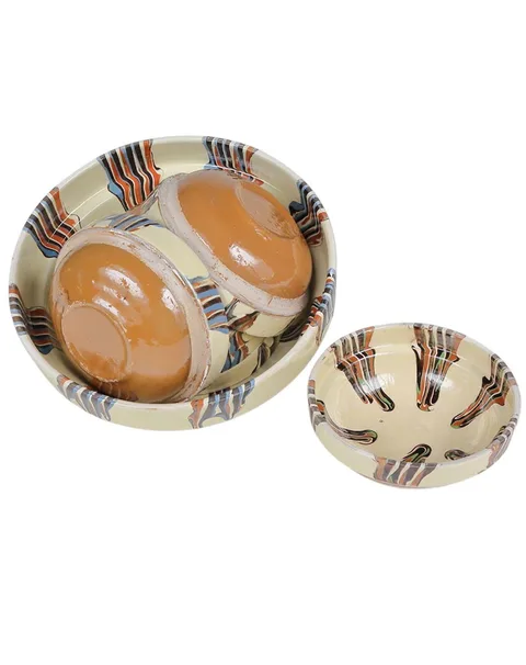 ART JUEGO CUENCOS CERAMICA 6+1 PEQUEÑOS