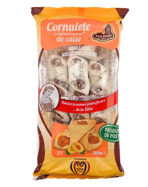 PAN FOOD PASTELITOS ALBARICOQUE 300G/18