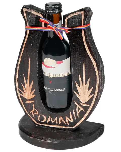 ART SOPORTE HERRADURA BOTELLA VINO 24CM