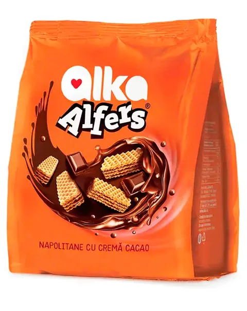 ALKA ALFERS BARQUILLOS CACAO 180G/10