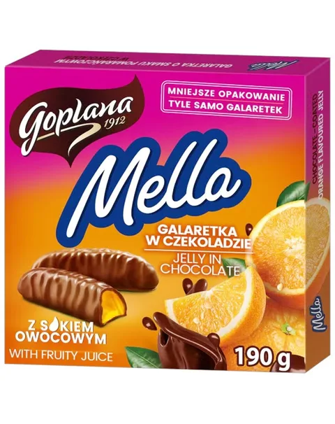 COLIAN MELLA BOMB. GELATINA GLASEADOS NARANJA 190G/24