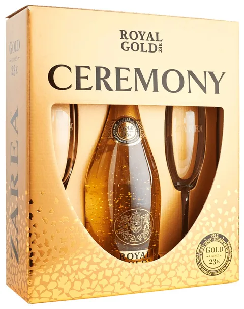 ZAREA CEREMONY ROYAL GOLD 23K 0.75L/5 + 2 COPAS