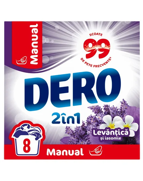 DERO LAVAR A MANO 2IN1 LAVANDA-JAZMÍN 400G/18