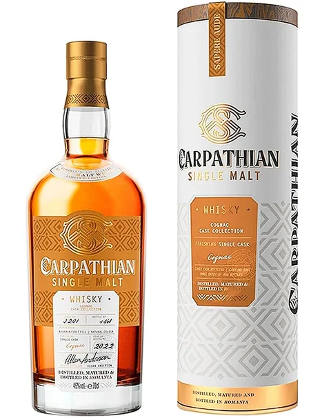 WHISKY CARPATHIAN SINGLE MALT COÑAC 0.7L