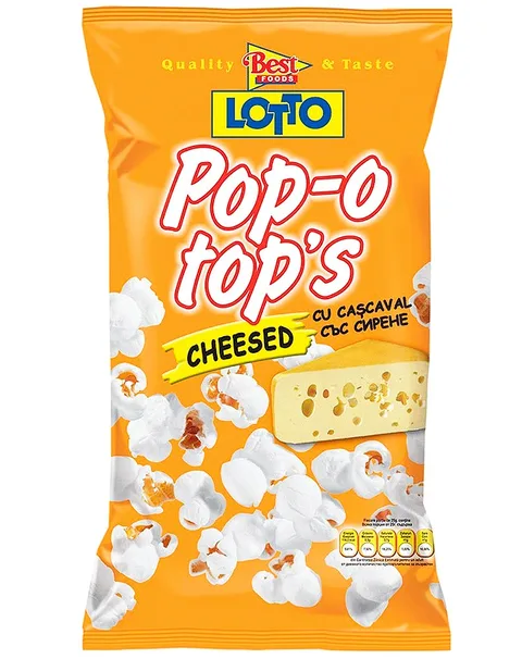 LOTTO POP-O TOP´S PALOMITAS QUESO CURADO 75G/18