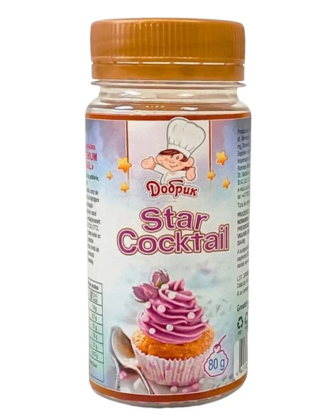 DK COCKTAIL TOPPINGS STAR 80G/12