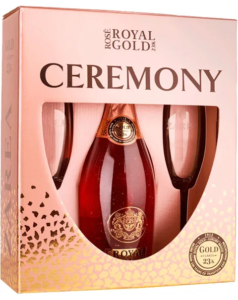ZAREA CEREMONY ROYAL GOLD ROSE 23K 0.75L/5 + 2 COPAS