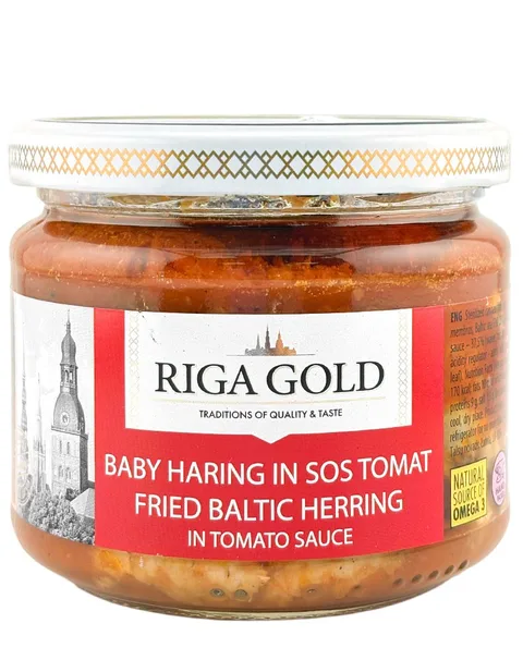 RIGA BABY ARENQUE SALSA TOMATE 280G/12