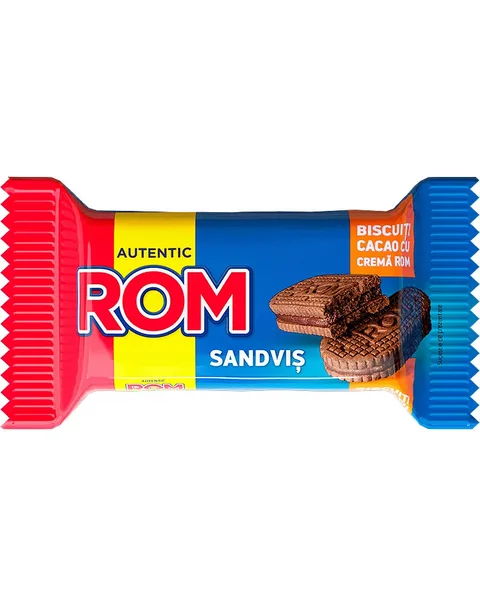 KANDIA ROM SANDVIS CACAO-CREMA RON 36G/56