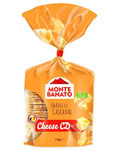 MONTE BANATO SALADITOS QUESO CURADO 110G/36