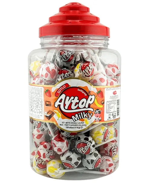 AYTOP CHUPACHUPS MILK 16G*100/6