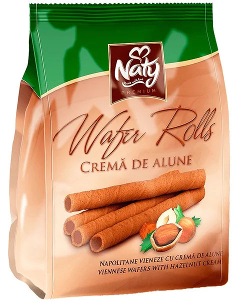 NATY BARQUILLOS ROLLS AVELLANA 200G/9