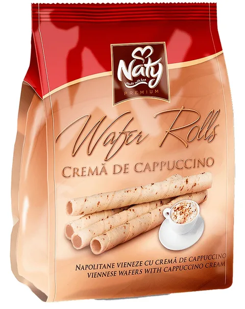 NATY BARQUILLOS ROLLS CAPPUCCINO 200G/9