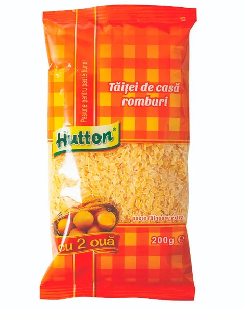 HUTTON PASTA CASERA ROMBOS 2 HUEVOS 200G/20