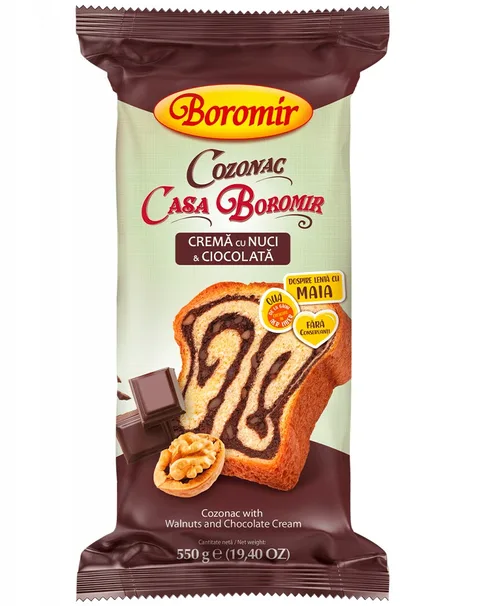 BOROMIR BIZCOCHO NUECES-CHOCOLATE 550G/9