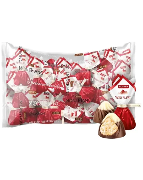 ROSHEN MONT BLANC BOMBONES ALMENDRA-COCO 1KG/4