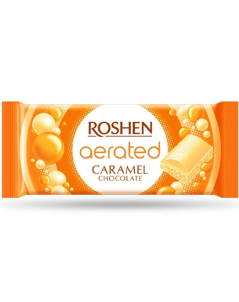 ROSHEN CHOCOLATE AIREADO CARAMELO 80G/20