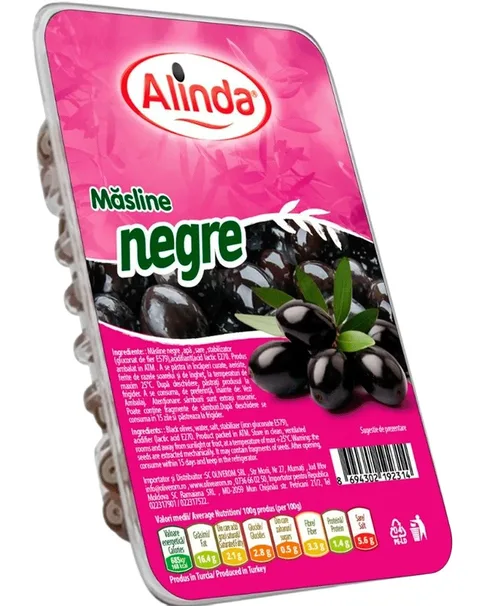 OLIVEROM ALINDA ACEITUNAS NEGRAS 200G