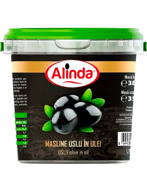 OLIVEROM ALINDA ACEITUNAS NEGRAS SELE 350G