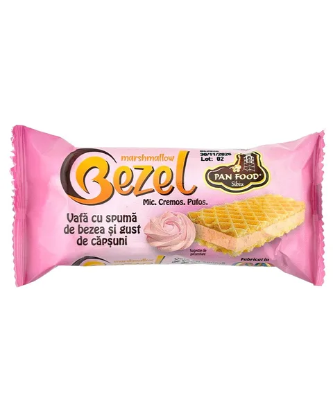 PAN FOOD BEZEL VAFA MERENGUE FRESA 23G/25