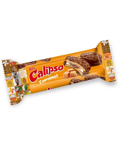 NEFIS CALIPSO GALLETAS GLASEADAS CARAMELO 180G/6