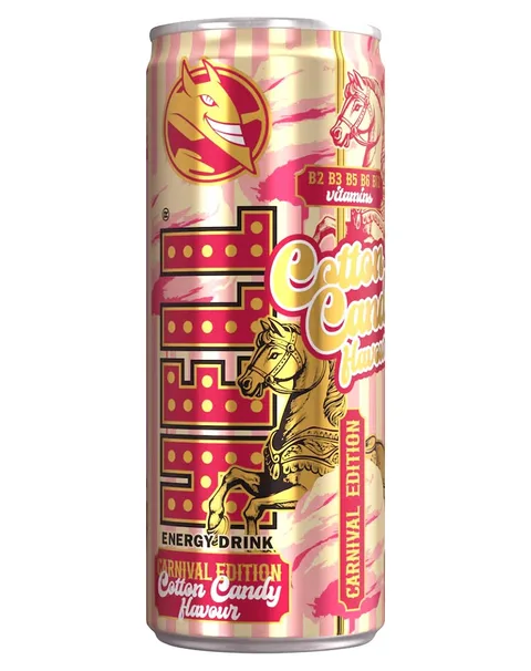 HELL ENERGIZANTE COTTON CANDY 0.25L/24