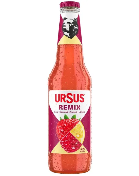 CERVEZA URSUS FRESA-FRAMBUESA-LIMÓN 0.33L/24