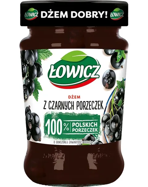 LOWICZ CONFITURA GROSELLA NEGRA 280G/8