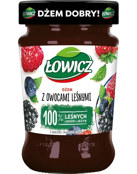 LOWICZ CONFITURA FRUTAS DEL BOSQUE 280G/8