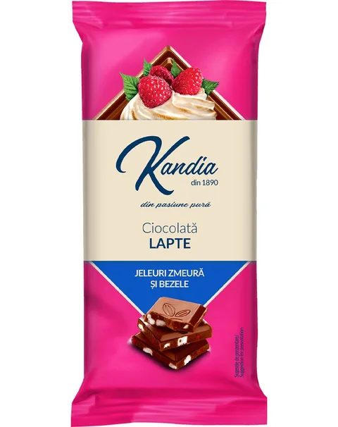 KANDIA TABLETA MERENGUE-FRAMBUESA 80G/24