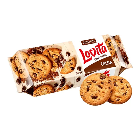 ROSHEN LOVITA GALLETAS CACAO 150G/16